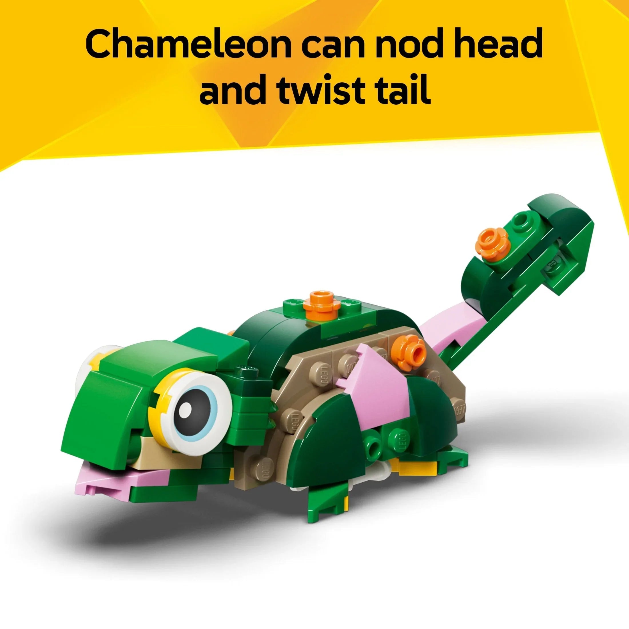 LEGO Creator 3 in 1 Turtle with a Water Lily Flower - Building Toy for Girls & Boys, Ages 7+ - Easter Basket Gift for Kids - Build a Chameleon, Frog, or Turtle - 31377