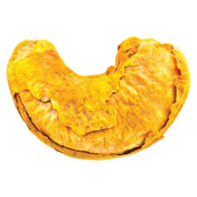 Golden turmeric cashew pieces with bright yellow coating