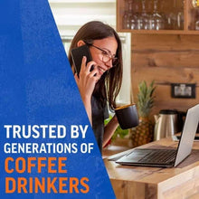 Maxwell House light breakfast blend pods packaging with 'Trusted by generations of coffee drinkers'