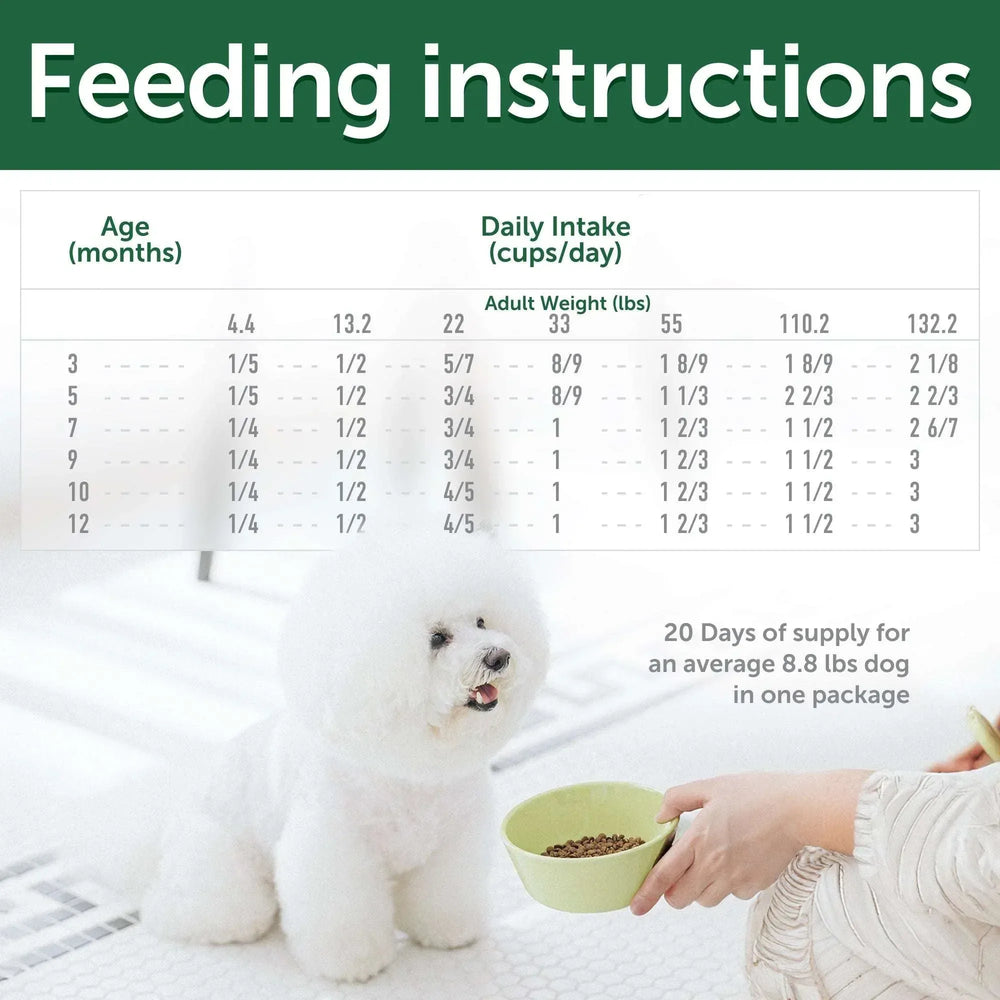Nature's Protection Superior Care Grain Free Salmon Starter Dry Dog Food, Puppy & Mothers of All Breed, 3.3 lb Bag - USA MEGA SHOP