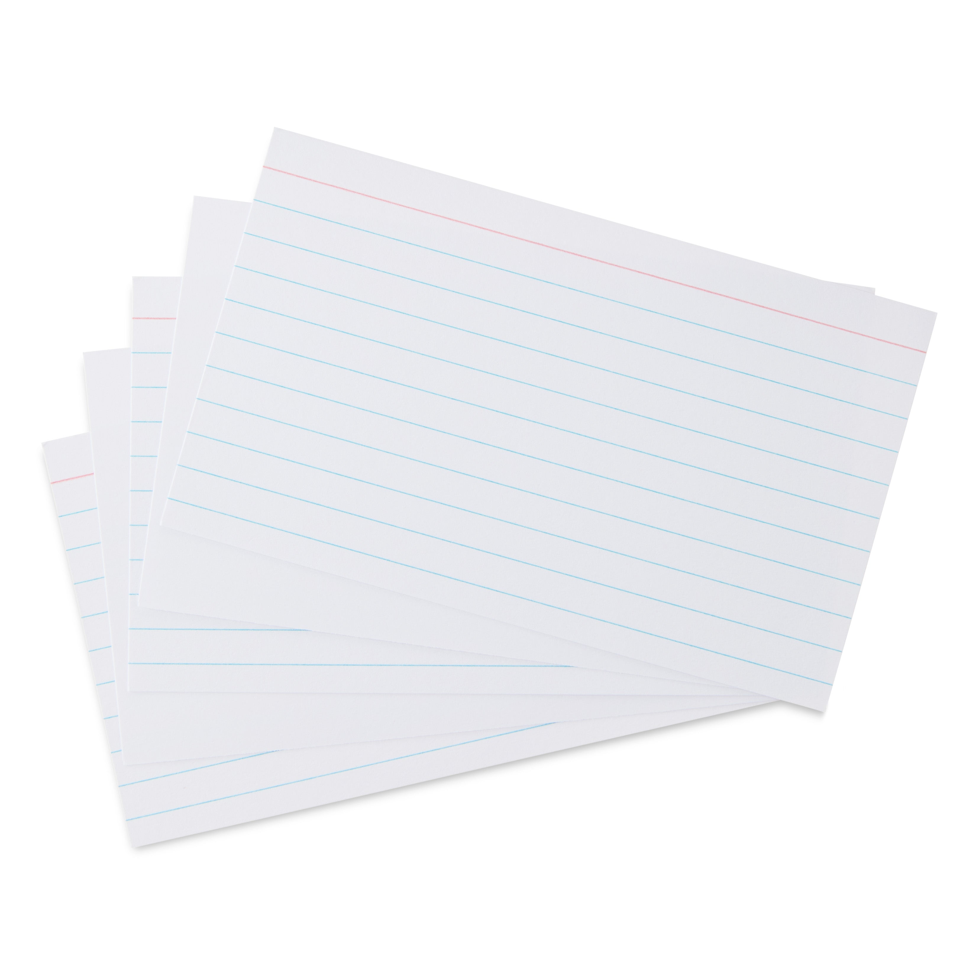 Pen+Gear Ruled Index Cards, 3" x 5", White, 100 Count