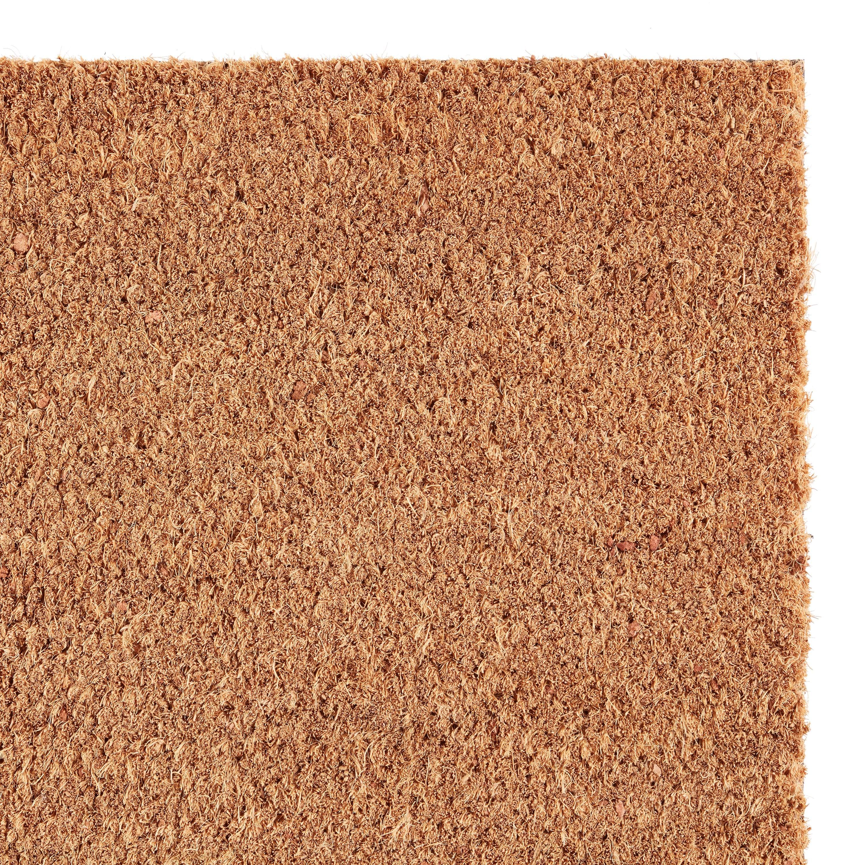 Mainstays Indoor and Outdoor Plain Coir Doormat, 18" x 30" - 1 Piece