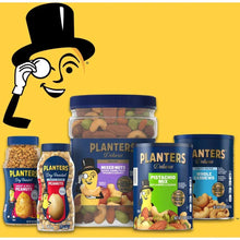 PLANTERS mixed nuts assortment with multiple labeled nut canisters