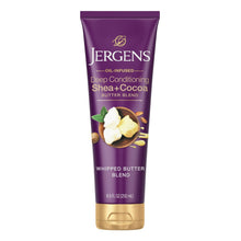 Jergens deep conditioning Shea + Cocoa whipped body butter lotion tube