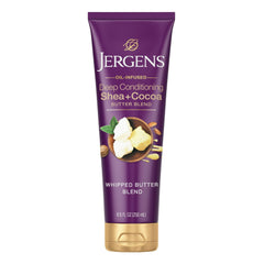 (5 pack) Jergens Deep Conditioning Lotion Shea + Cocoa Whipped Body Butter, Vitamin E, Dry Skin, 8.5 oz