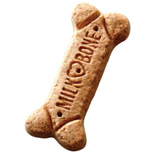 Dog bone biscuits treat with engraved texture, light brown