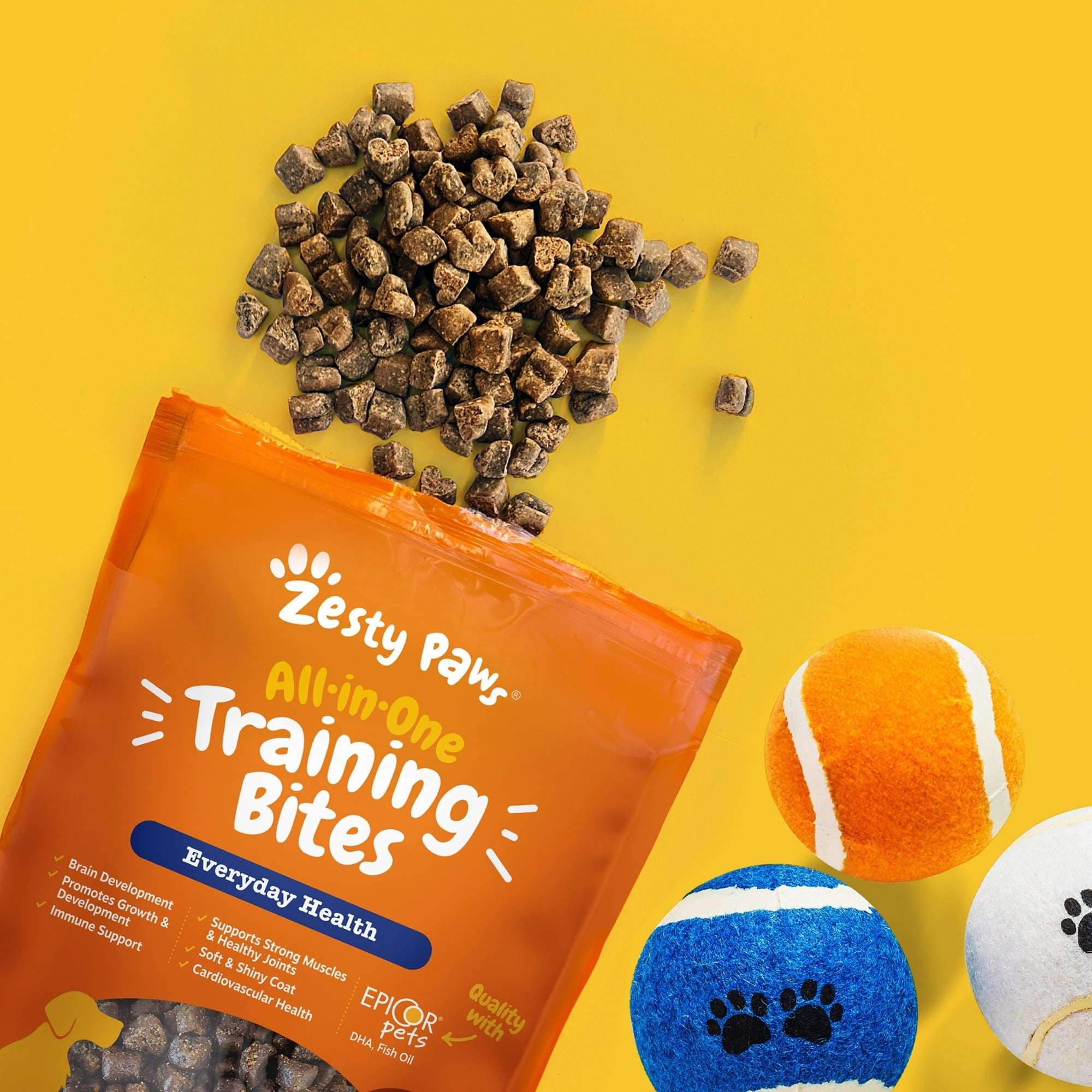 Zesty Paws All-in-One Training Bites Bacon Flavor, 8oz