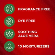 Fragrance-free, dye-free, aloe vera soothing icons for Cortizone-10 anti-itch cream