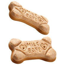 Bone-shaped peanut-butter dog biscuits with raised bite marks