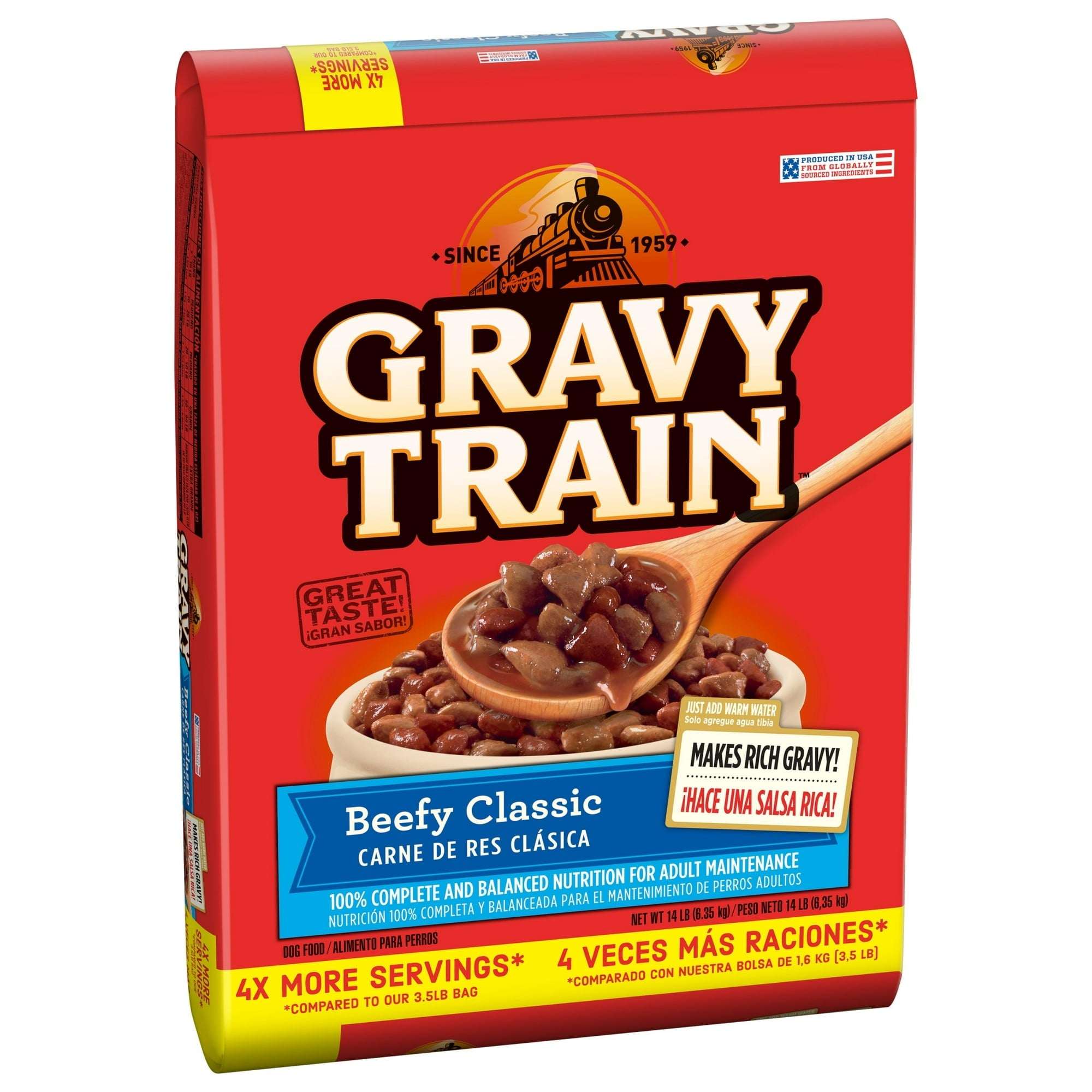 Gravy Train Beefy Classic Dry Dog Food, 13 lb. Bag