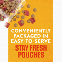 Purina Rise & Shine pouch panel, conveniently packaged stay fresh easy-to-serve pouches