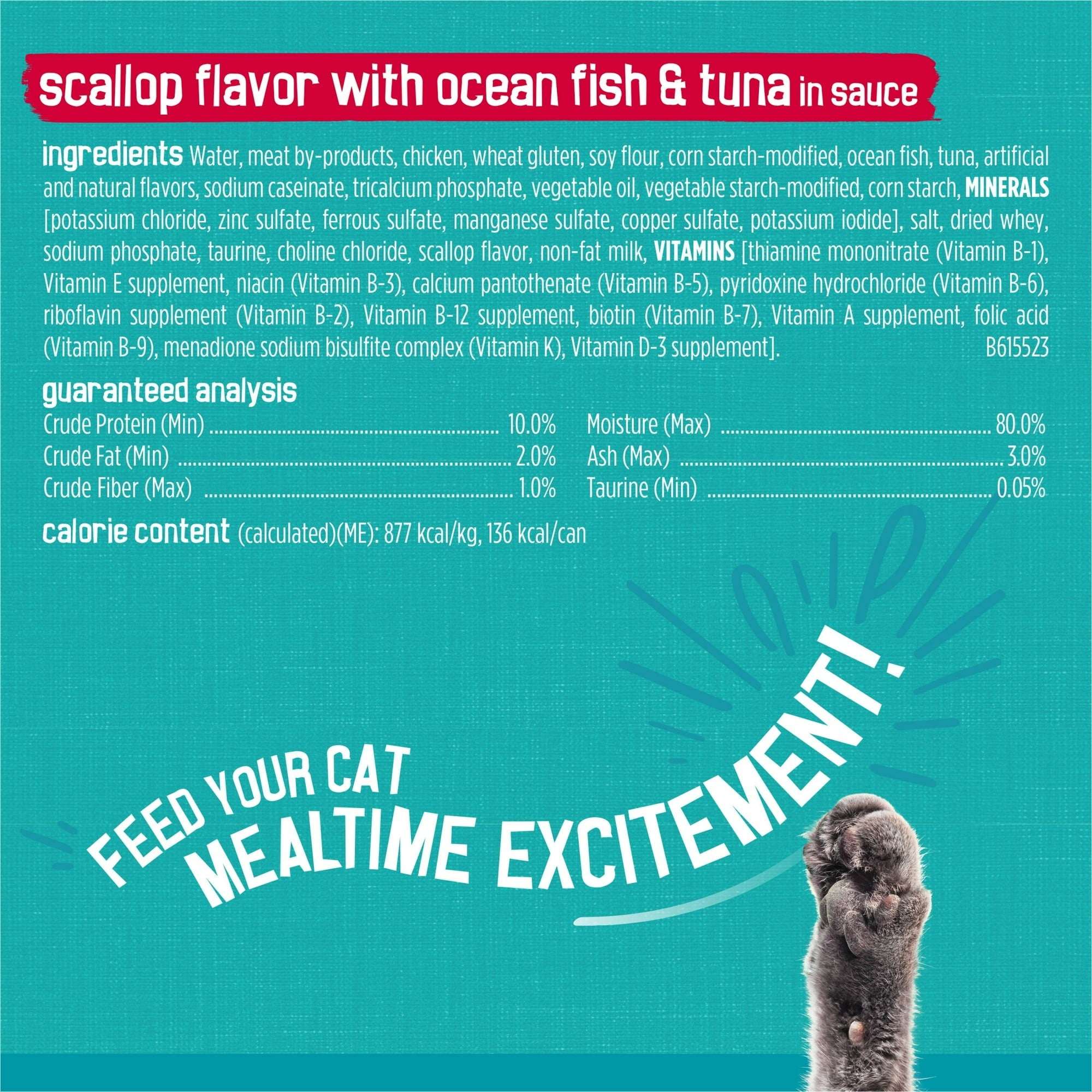 Friskies Gravy Tasty Treasures Prime Filets, Wet Cat Food, 12 Pack, 5.5 oz Cans