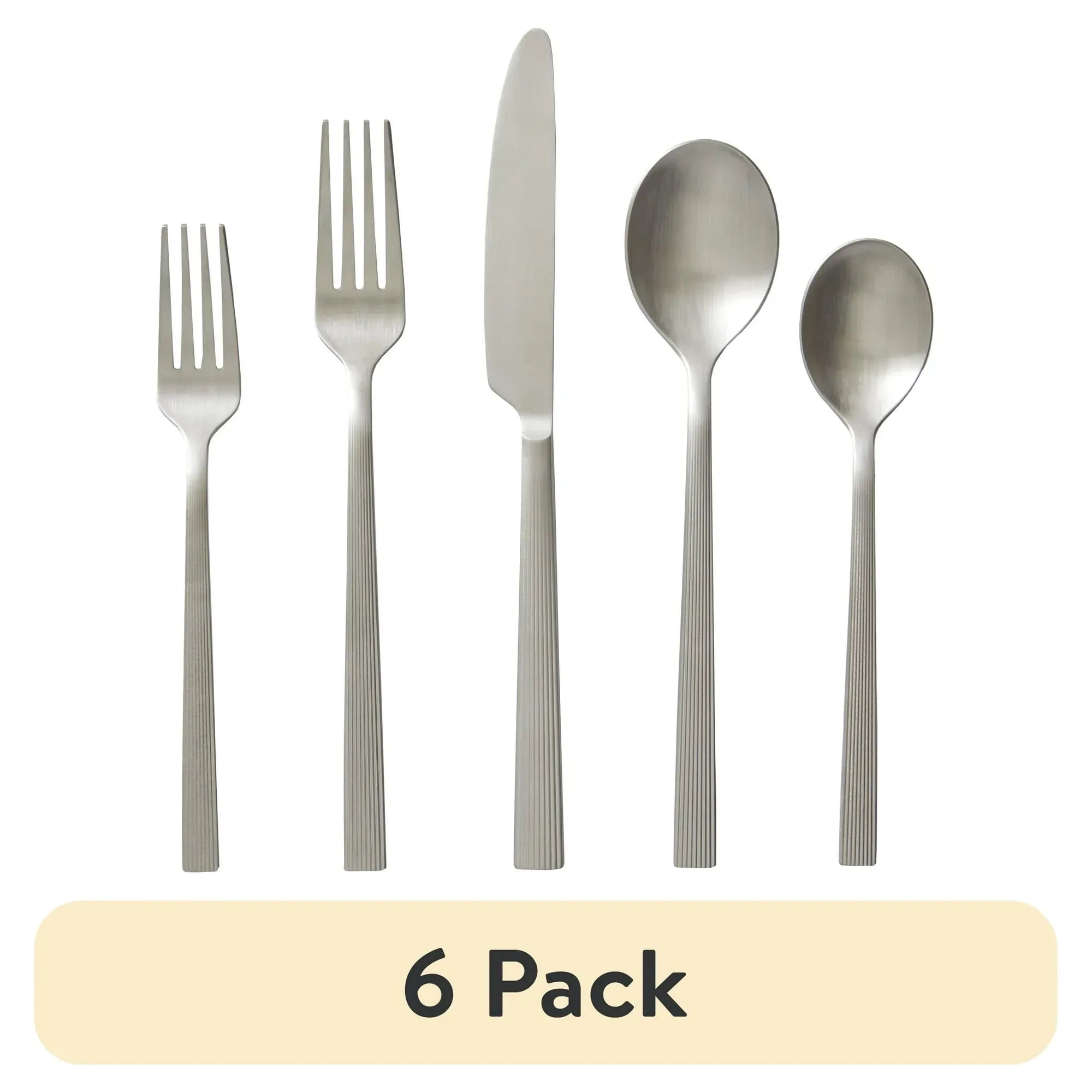 Better Homes & Gardens River 20-Piece Satin Stainless Steel Flatware Set (Service for 4)