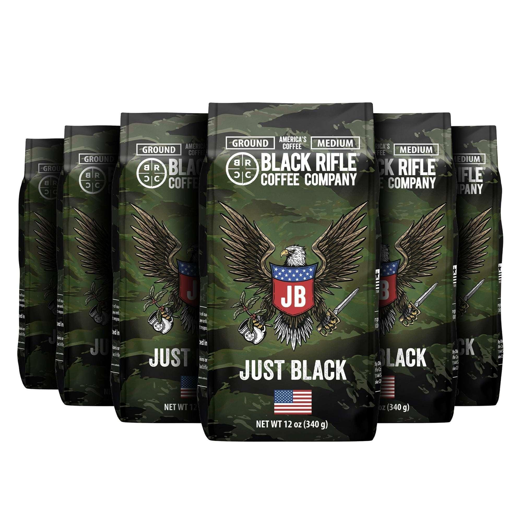 Black Rifle Coffee Company Just Black, Medium Roast, Ground Coffee,12 oz