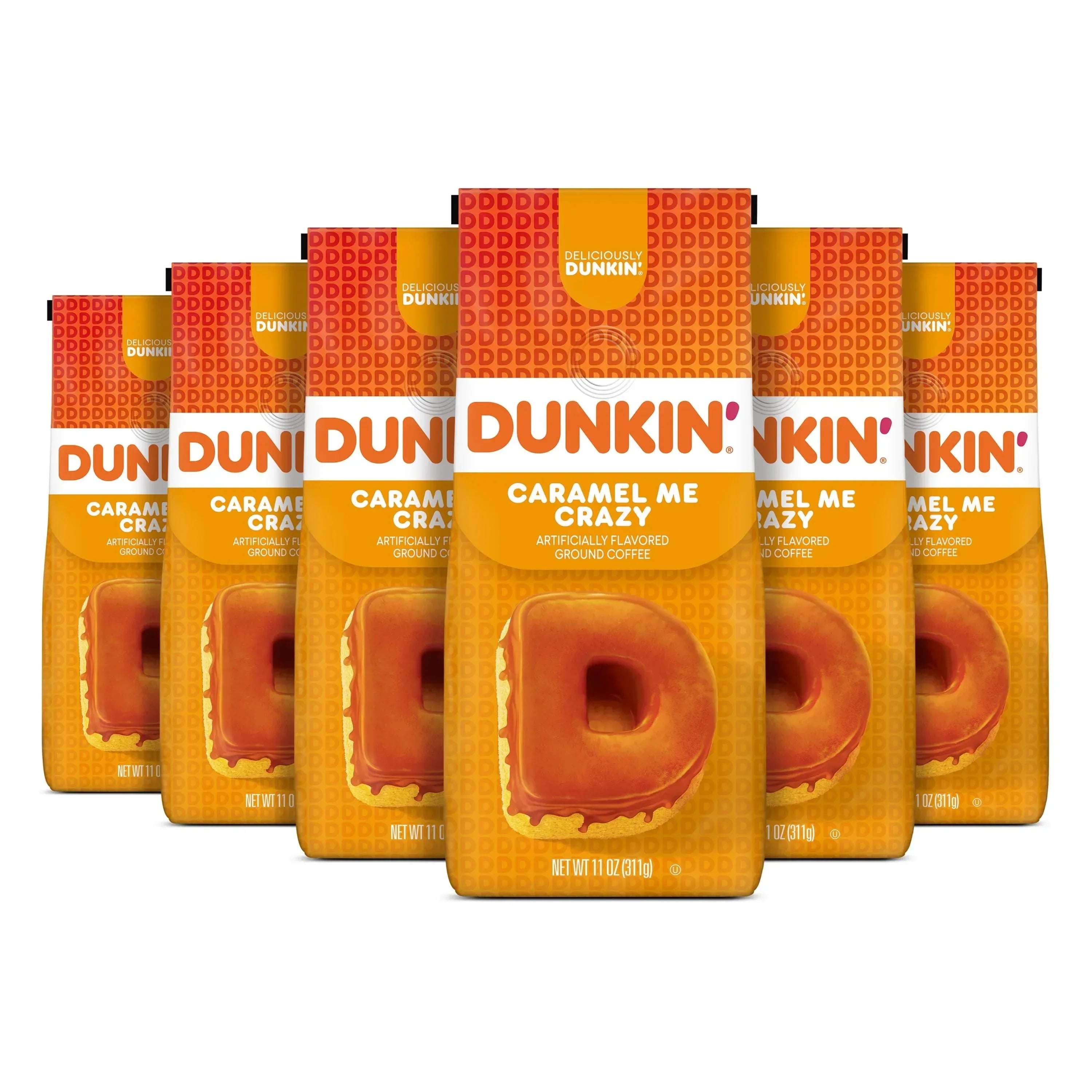 Dunkin’ Caramel Me Crazy Ground Coffee, 11 oz