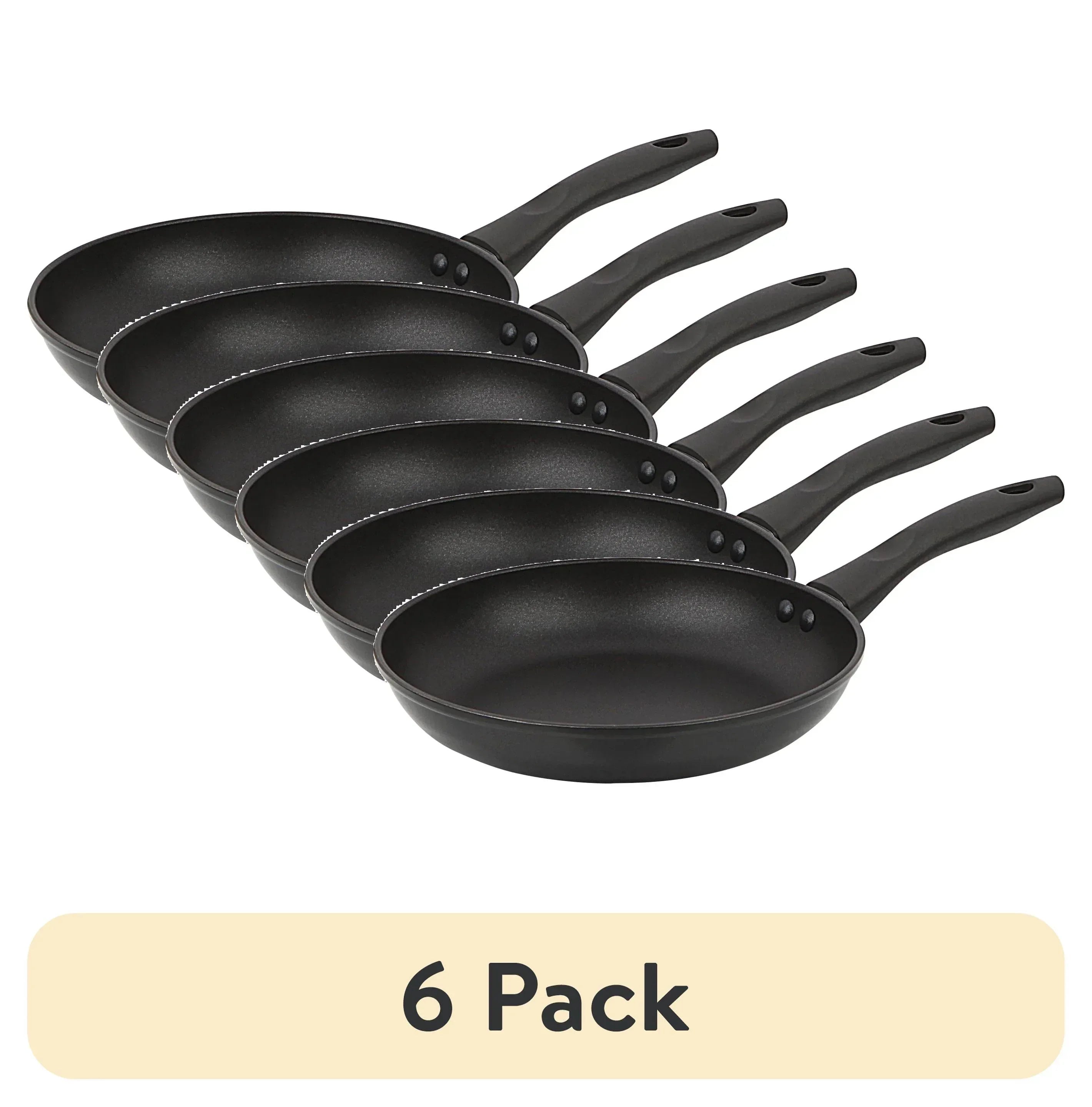 Mainstays 9.5" Non-Stick Aluminum Alloy Skillet Black Dishwasher Safe