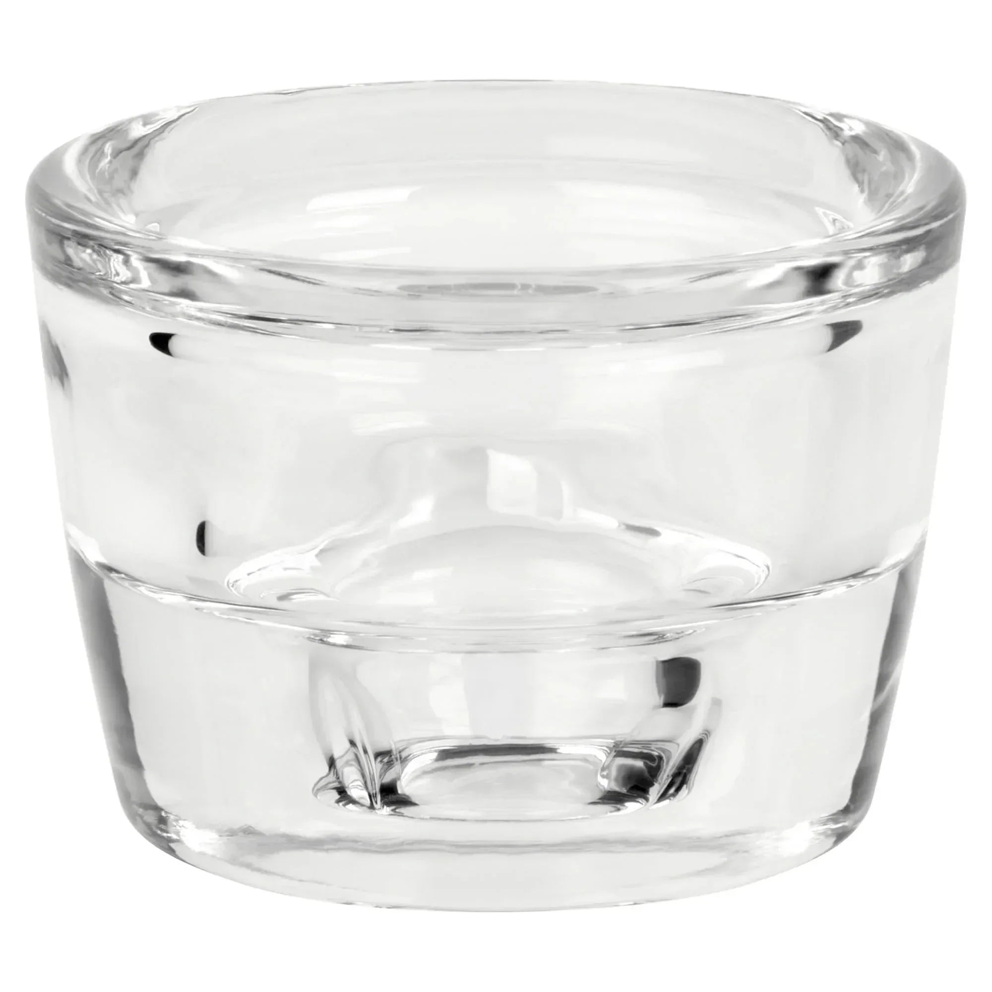 (6 pack) Mainstays Clear Glass Candleholder for Tealight and Taper Candles, 2 Inches - USA MEGA SHOP