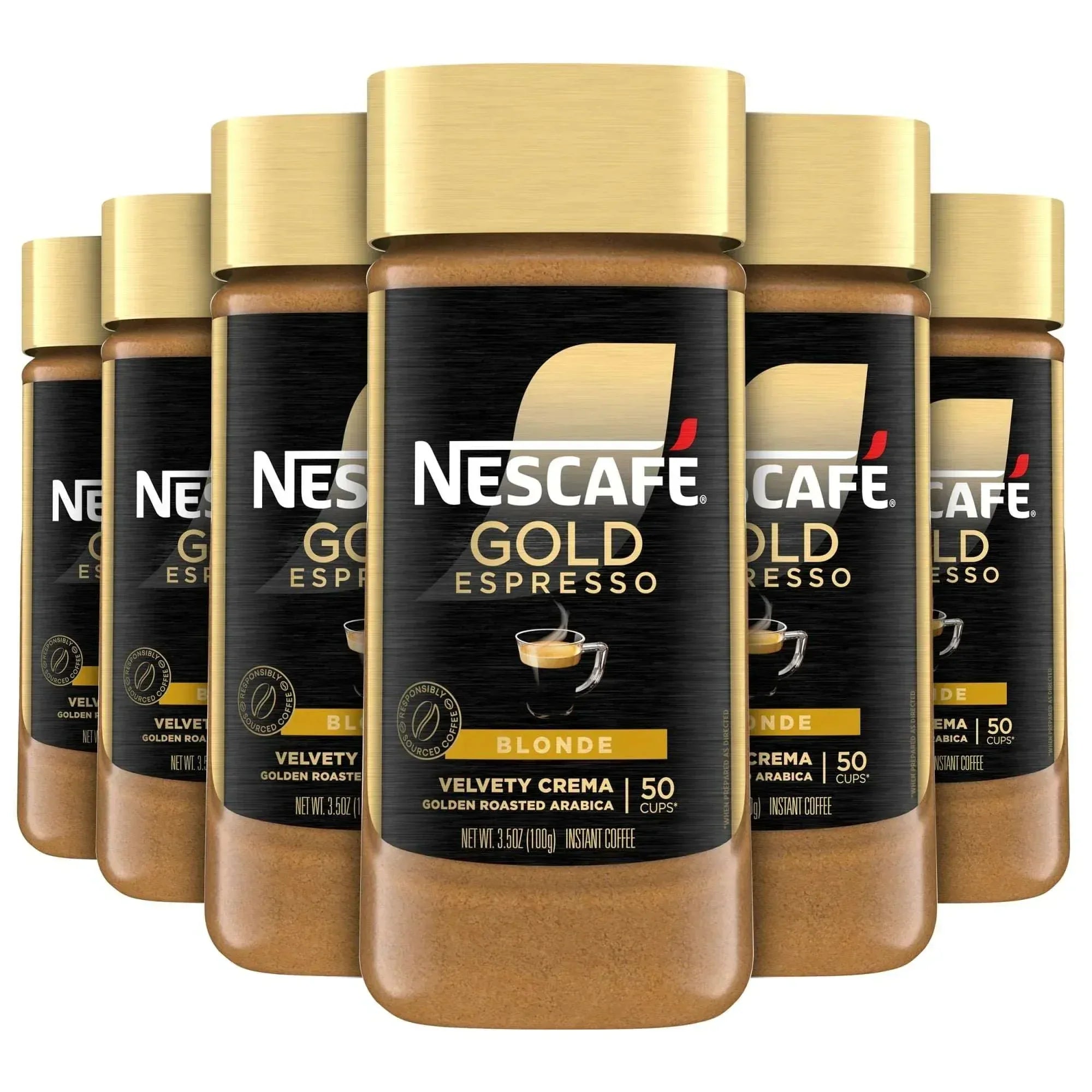 Nescafé Gold Espresso Blonde, Instant Coffee, 3.5 oz