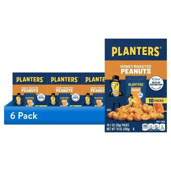 PLANTERS Honey Roasted Peanuts 10