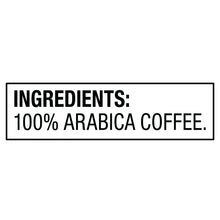 Ingredients panel: 100% arabica coffee