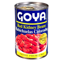 GOYA red kidney beans can with red bean illustration on blue label