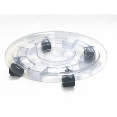 Style Selections 12-in L x 12-in D x 3-in H Clear Plant Caddy - USA MEGA SHOP