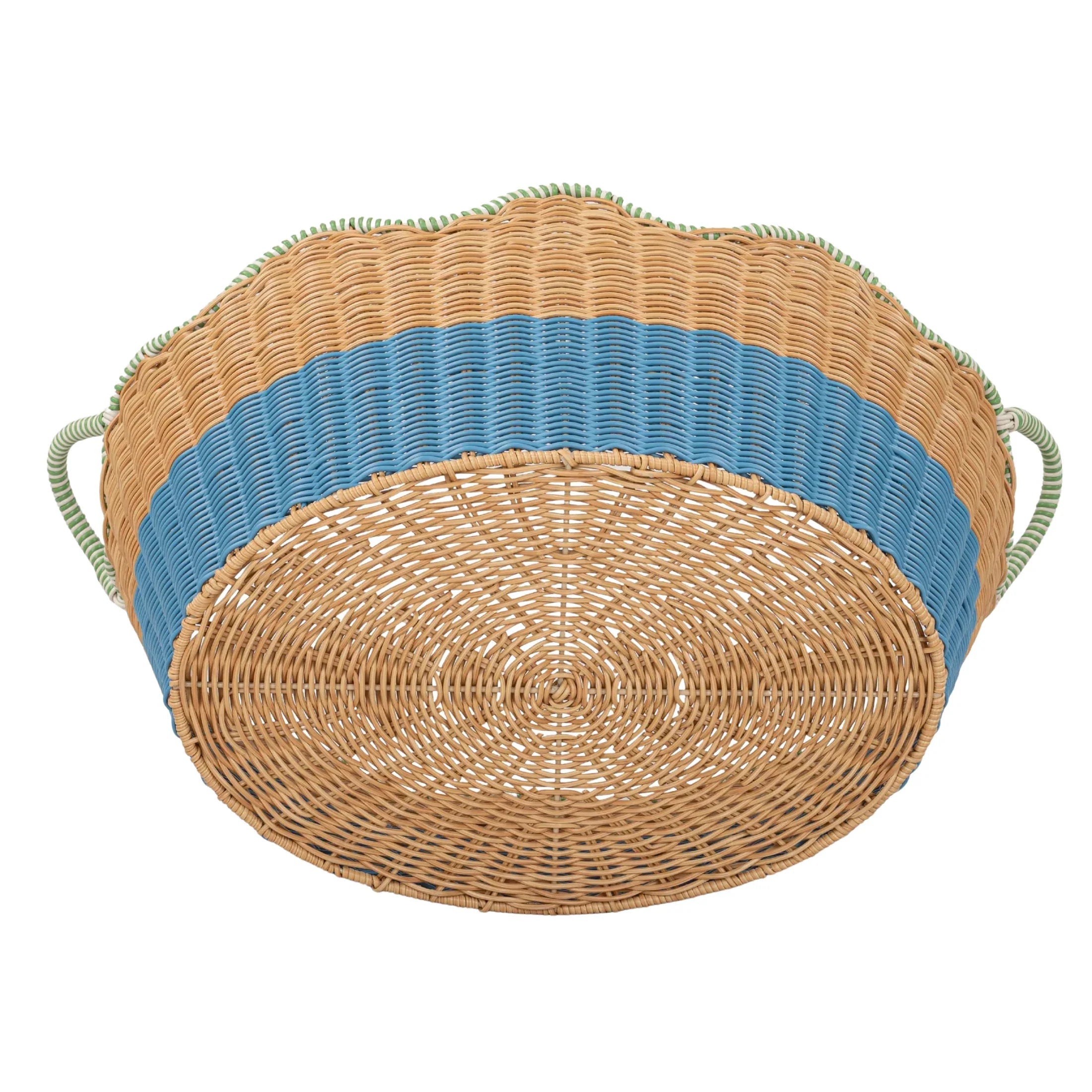 Beautiful Two-Tone Rattan Drink Basket by Drew Barrymore