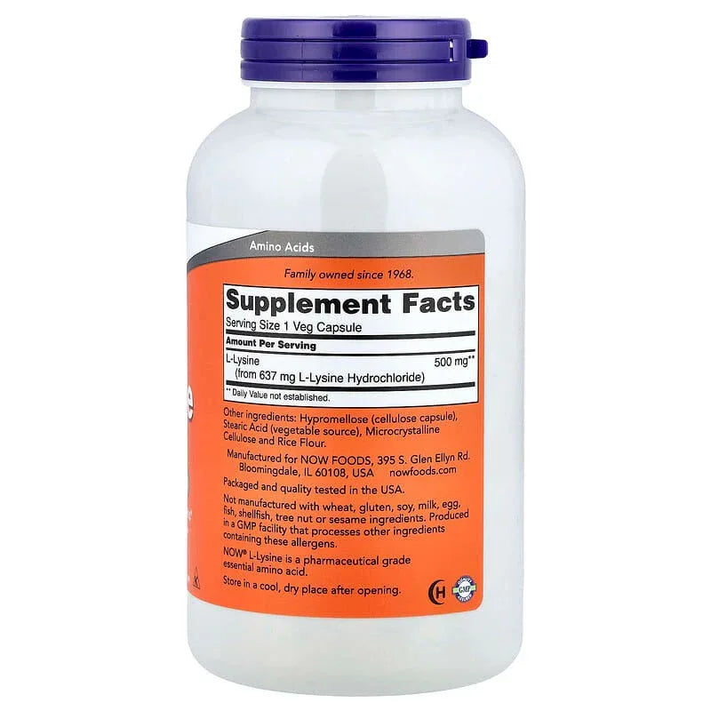 NOW Foods, L-Lysine - USA MEGA SHOP