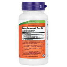 Supplement Facts label on 350 mg vegetarian capsule bottle