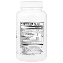 Supplement Facts label on bottle, serving size and key nutrients