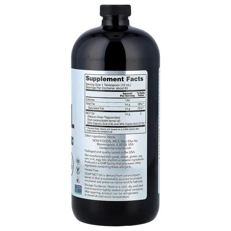 NOW Foods, Sports, MCT Oil