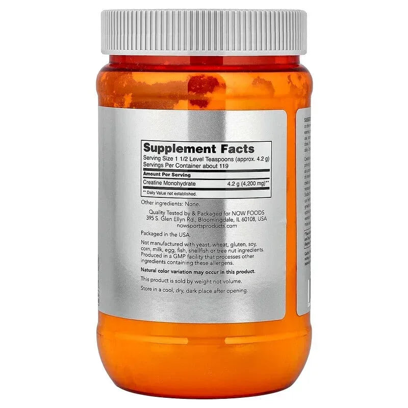 NOW Foods, Sports, Micronized Creatine Monohydrate