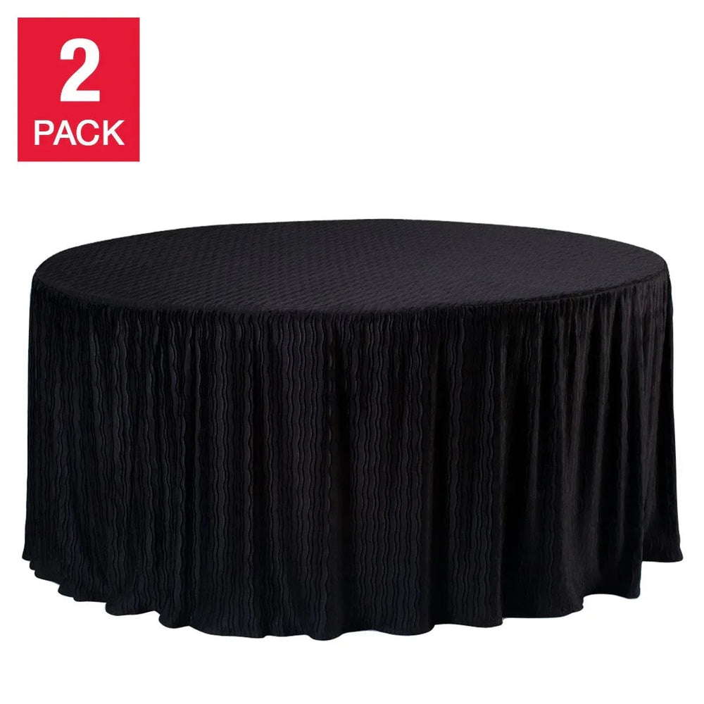 60" Round Table Cloth, 2-pack - USA MEGA SHOP