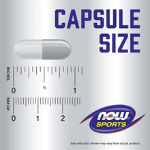 Single capsule on measurement grid with inches and millimeters