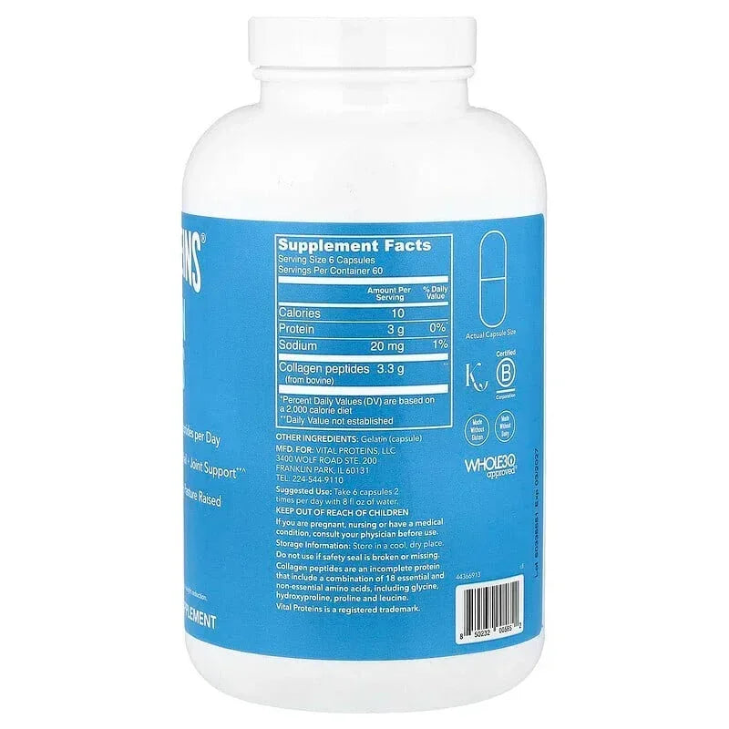 Vital Proteins, Collagen Peptides, Unflavored, 20 oz (567 g)