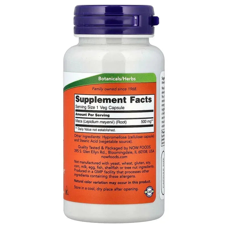 NOW Foods, Maca, 500 mg
