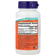 L-OptiZinc Supplement Facts panel on white bottle with purple cap