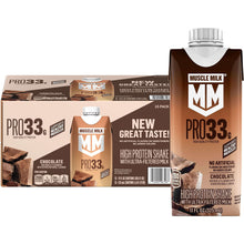 Chocolate protein shake cartons, PRO33G 11 fl oz, muscle milk