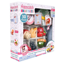 Pretend yogurt snack play set in box with fruit and yogurt accessories