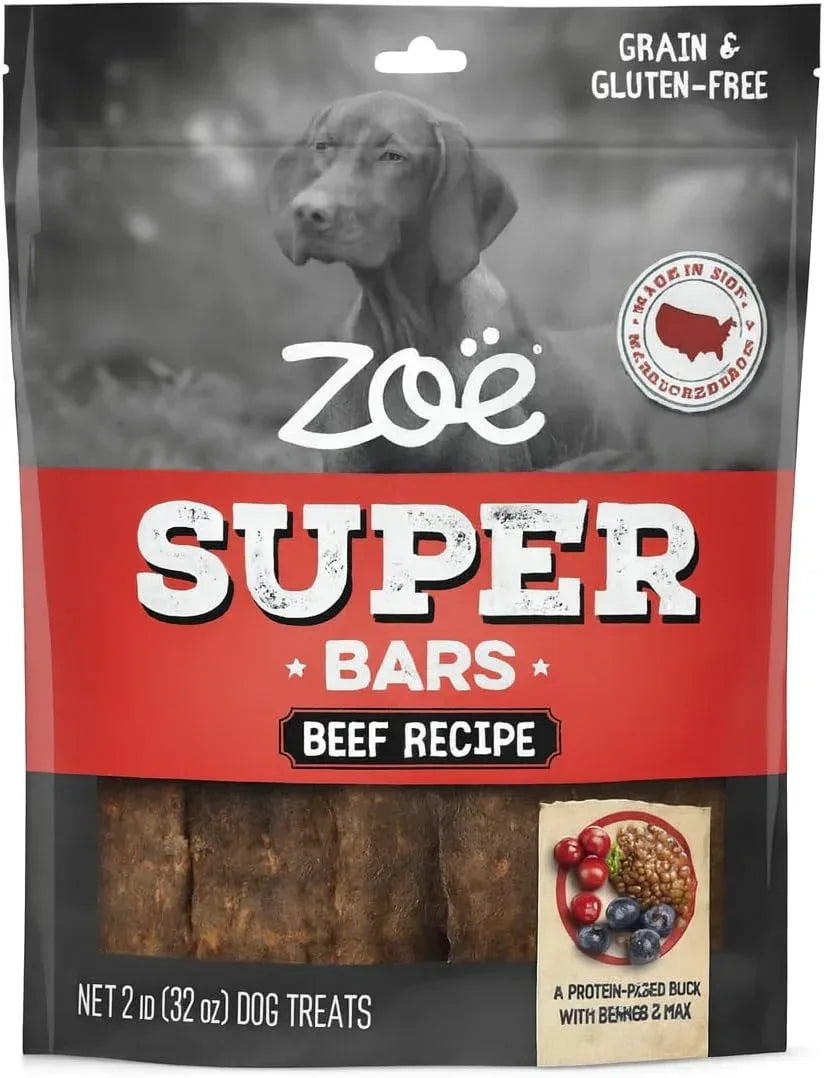 Zoe Super Bars Beef Recipe 2lb Bag