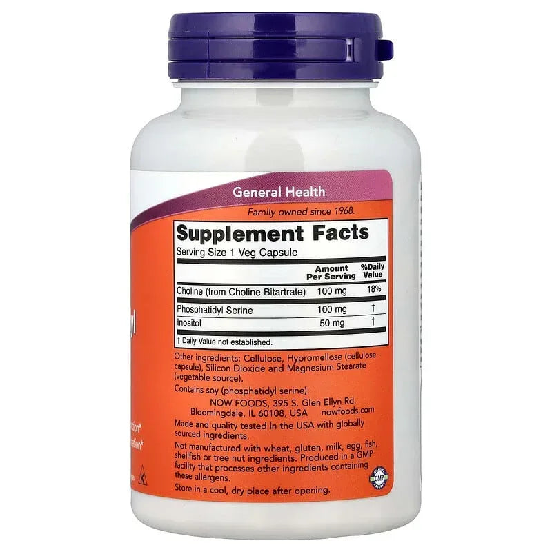 NOW Foods, Phosphatidyl Serine, Veg Capsules