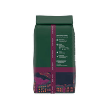 Starbucks French Roast coffee bag back panel with roast and ingredient details