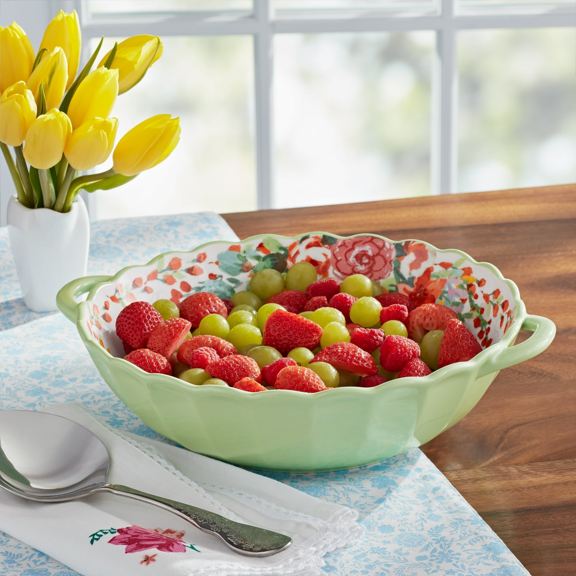 The Pioneer Woman Painted Meadow Ceramic Serving Bowl