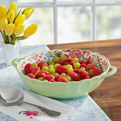 The Pioneer Woman Painted Meadow Ceramic Serving Bowl