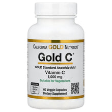 Vitamin C supplement bottle with front label showing 1,000 mg and 60 veggie capsules