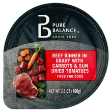 Pure Balance grain-free beef dinner cup with carrots & sun-dried tomatoes