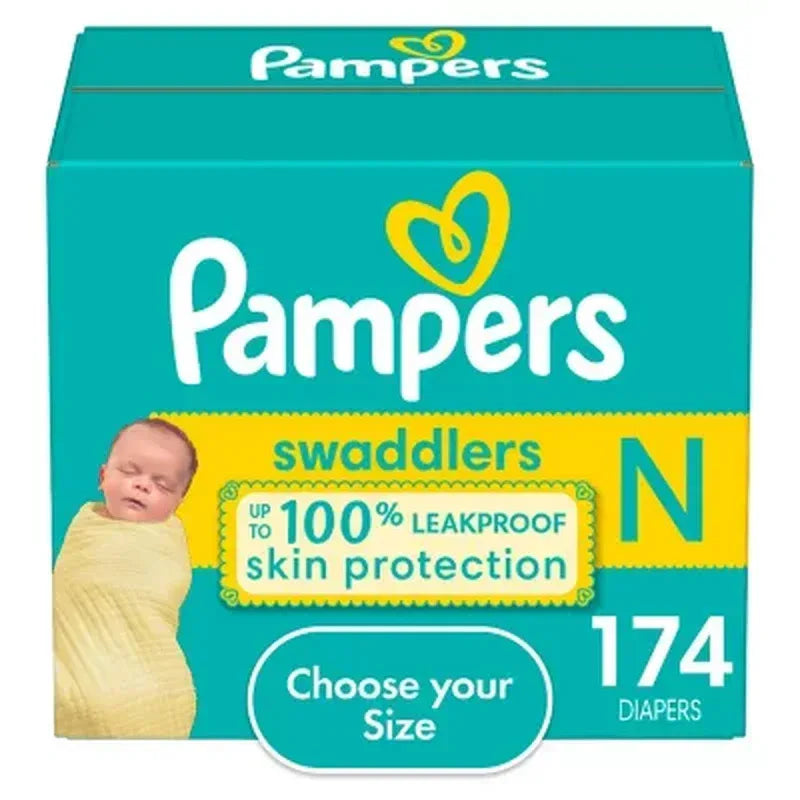 Pampers Swaddlers Softest Ever Diapers (Sizes: Newborn -7)