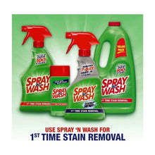 Spray 'n Wash stain remover bottles and spray triggers, 1st time stain removal