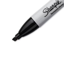 Sharpie permanent marker chisel tip, black marker body