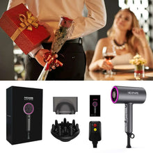 NEXPURE hair dryer set in box with styling attachments and storage stand piece